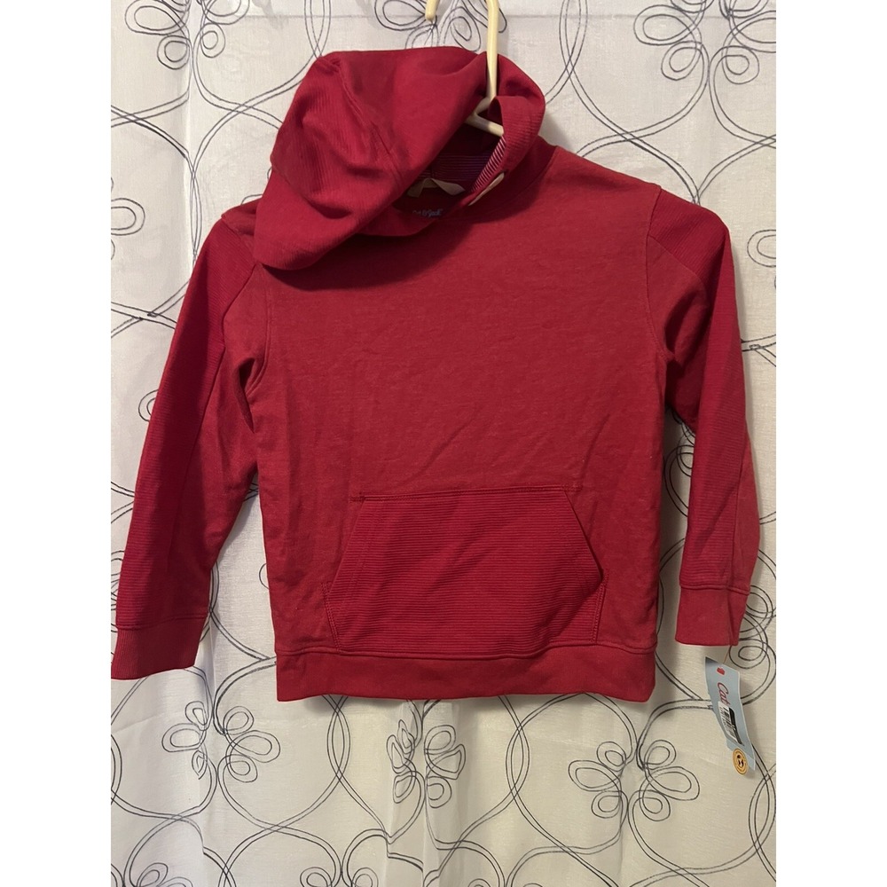 Boys Red Hoodie Kangaroo Pouch, Cat &‎ Jack Size XS (4/5)